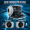 ElettroPompa Automatica Sommergibile Glong Cover 2 in 1 Svuota Telo Copertura Invernale per Piscina da Acqua Piovana - Anti Ribaltamento