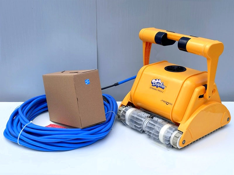 Dolphin Dynamic Pro X2 Gyro Digital con Radiocomando - Robot Elettrico Pulitore per Piscina fino a 25 Mt - RICONDIZIONATO