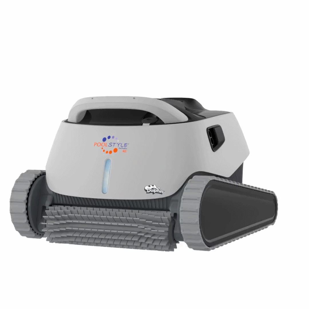 Dolphin Poolstyle 40i IoT Wi-Fi APP MyDolphin Plus Bluetooth Timer Digital - Robot Piscina Elettrico fino a 12 Mt - FONDO + PARETI + LINEA - MY2026 - Vista 3D