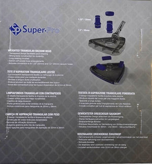 Aspirafango Triangolare Professionale Super Pro Vac Pulizia Piscina - Linea Super Pro