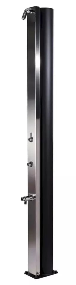 Doccia Solare per Piscina in Acciaio Inox AISI 304 CRM Ultimate con Risciacquo Temporizzato dei Piedi & Miscelatore - Capienza Lt. 60