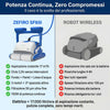 Dolphin ZEFIRO SF60i IoT Wi-Fi Bluetooth Smart Active Timer Gyro Digital - Robot Elettrico Pulitore per Piscina fino a 15 Mt - Rivestimento in Ceramica Cemento Verniciato Vetroresina & PVC con Gradino Perimetrale - APP MyDolphin Plus - MY2026