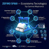 Dolphin ZEFIRO SF60i IoT Wi-Fi Bluetooth Smart Active Timer Gyro Digital - Robot Elettrico Pulitore per Piscina fino a 15 Mt - Rivestimento in Ceramica Cemento Verniciato Vetroresina & PVC con Gradino Perimetrale - APP MyDolphin Plus - MY2026