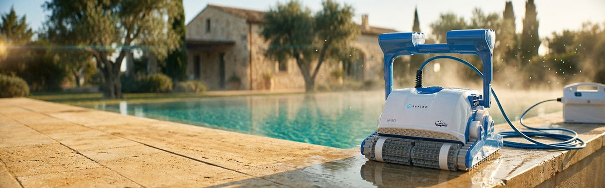 Dolphin ZEFIRO SF50 Gyro Digital - Robot Elettrico Pulitore per Piscina fino a 15 Mt - TOP GAMMA - MY2026