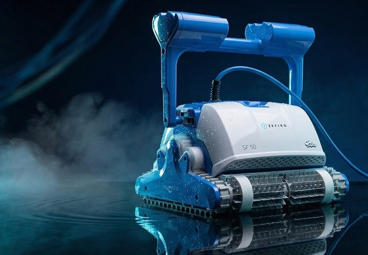 Dolphin ZEFIRO SF50 Gyro Digital - Robot Elettrico Pulitore per Piscina fino a 15 Mt - TOP GAMMA - MY2025