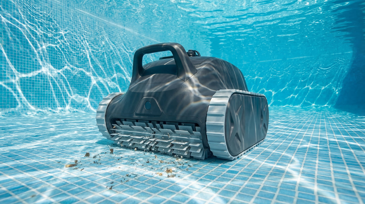 BWT ES Nano Senza Fili Cordless - APP Bluetooth / Wi Fi – Navigazione Ultrasuoni - Gyro - Robot Pulitore Piscina a Batteria da 3 a 10 Mt - FONDO + PARETI + LINEA - NOVITA'