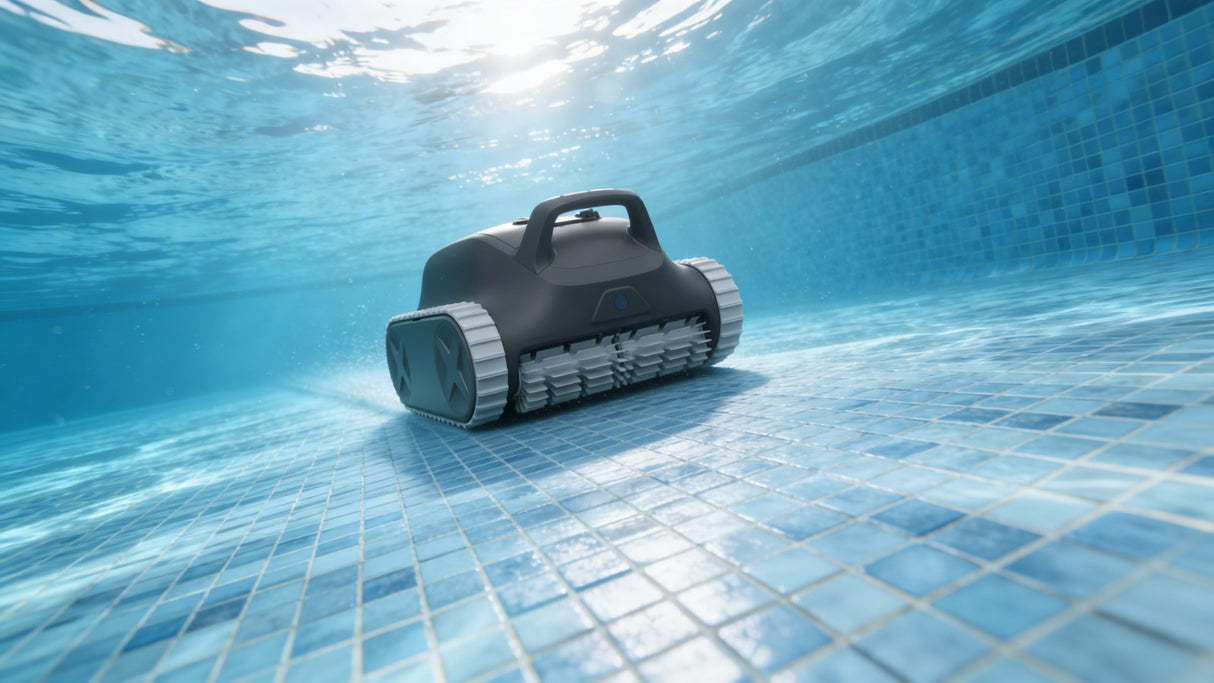 BWT ES Nano Senza Fili Cordless - APP Bluetooth / Wi Fi – Navigazione Ultrasuoni - Gyro - Robot Pulitore Piscina a Batteria da 3 a 10 Mt - FONDO + PARETI + LINEA - NOVITA'