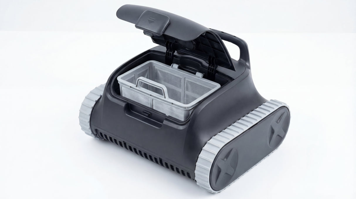 BWT ES Nano Senza Fili Cordless - APP Bluetooth / Wi Fi – Navigazione Ultrasuoni - Gyro - Robot Pulitore Piscina a Batteria da 3 a 10 Mt - FONDO + PARETI + LINEA - NOVITA'