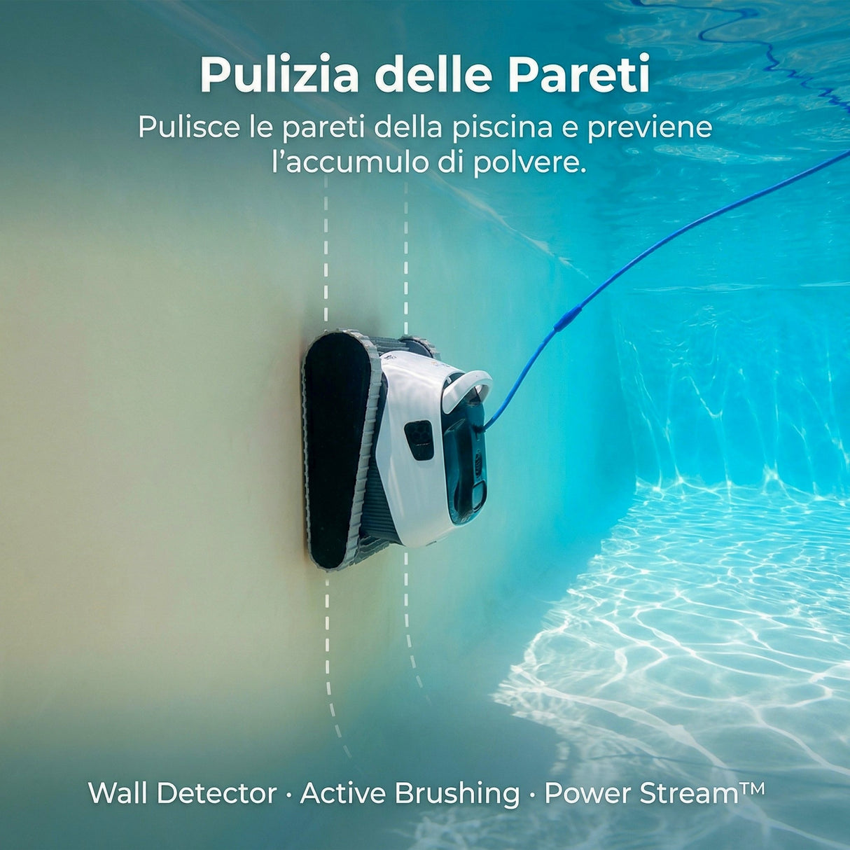 Dolphin Poolstyle 30 Digital - Robot Elettrico Pulitore per Piscina fino a 12 Mt - FONDO + PARETI + LINEA - MY2026