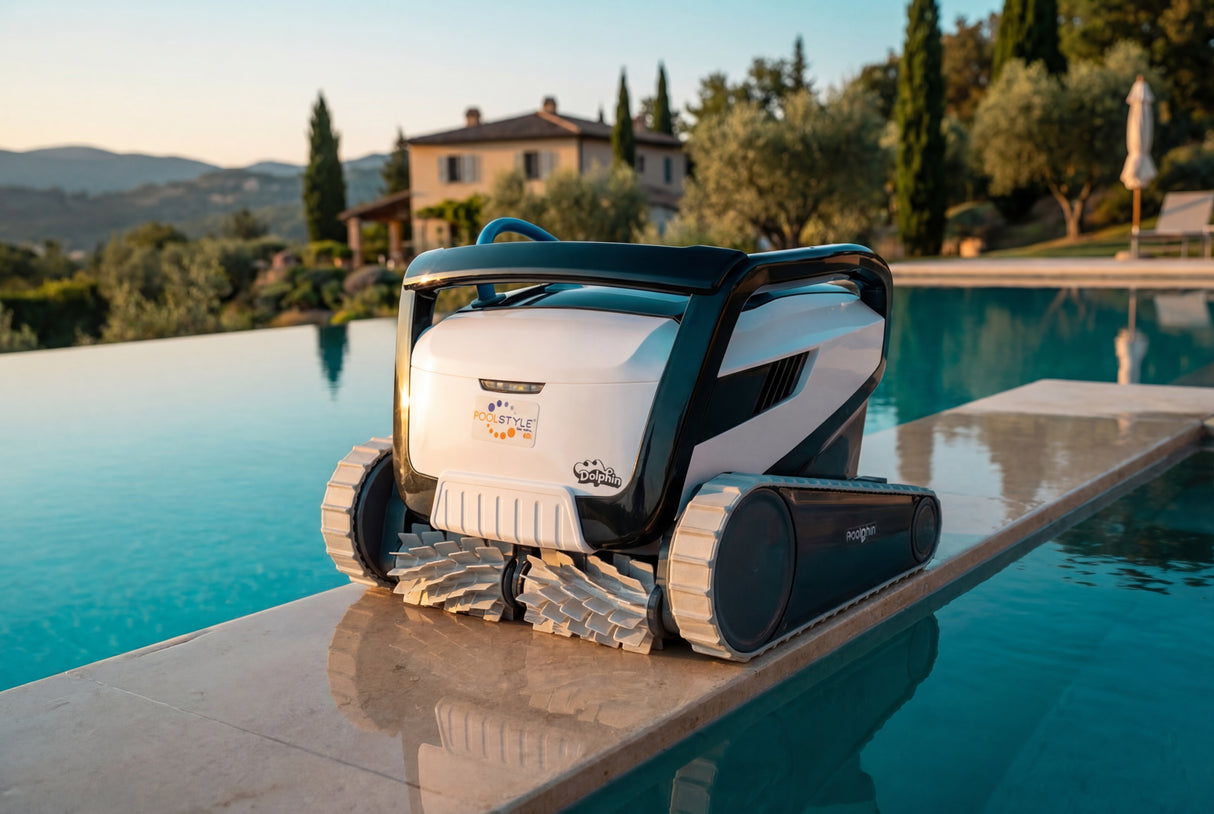 Dolphin Poolstyle 60i IoT Wi-Fi APP MyDolphin Plus Bluetooth Timer Gyro Digital - Robot Elettrico Pulitore per Piscina fino a 15 Mt - TOP GAMMA - MY2026