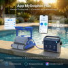 Dolphin ZEFIRO SF60i IoT Wi-Fi Bluetooth Smart Active Timer Gyro Digital - Robot Elettrico Pulitore per Piscina fino a 15 Mt - Rivestimento in Ceramica Cemento Verniciato Vetroresina & PVC con Gradino Perimetrale - APP MyDolphin Plus - MY2026
