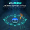 Dolphin ZEFIRO SF50 Gyro Digital - Robot Elettrico Pulitore per Piscina fino a 15 Mt - TOP GAMMA per Rivestimento in Ceramica Cemento Verniciato Vetroresina & PVC con Gradino Perimetrale - MY2026