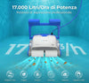 Dolphin ZEFIRO SF60i IoT Wi-Fi Bluetooth Smart Active Timer Gyro Digital - Robot Elettrico Pulitore per Piscina fino a 15 Mt - Rivestimento in Ceramica Cemento Verniciato Vetroresina & PVC con Gradino Perimetrale - APP MyDolphin Plus - MY2026