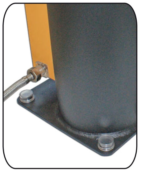 Doccia Solare per Piscina in Acciaio Inox 304 CRM WaterMix RT con Miscelatore + Lavapiedi - Capienza Lt. 30