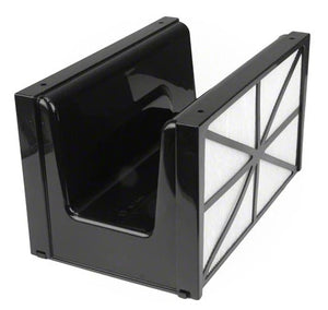 Valvola supporto filtrante con 2 cartucce a trama fine per robot piscina Hayward Tiger Shark.