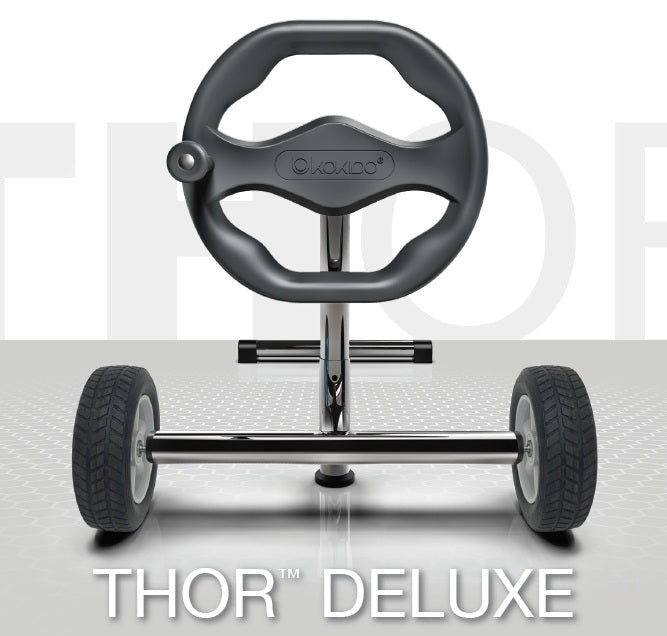 Rullo avvolgitore Kokido KALU con struttura telescopica e ruote per teli piscina fino a 10 metri.