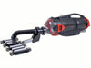 Aspiratore WaterTech Pool Blaster Precision 2.0 nero e rosso, con tubo flessibile e testina multi-ruote.
