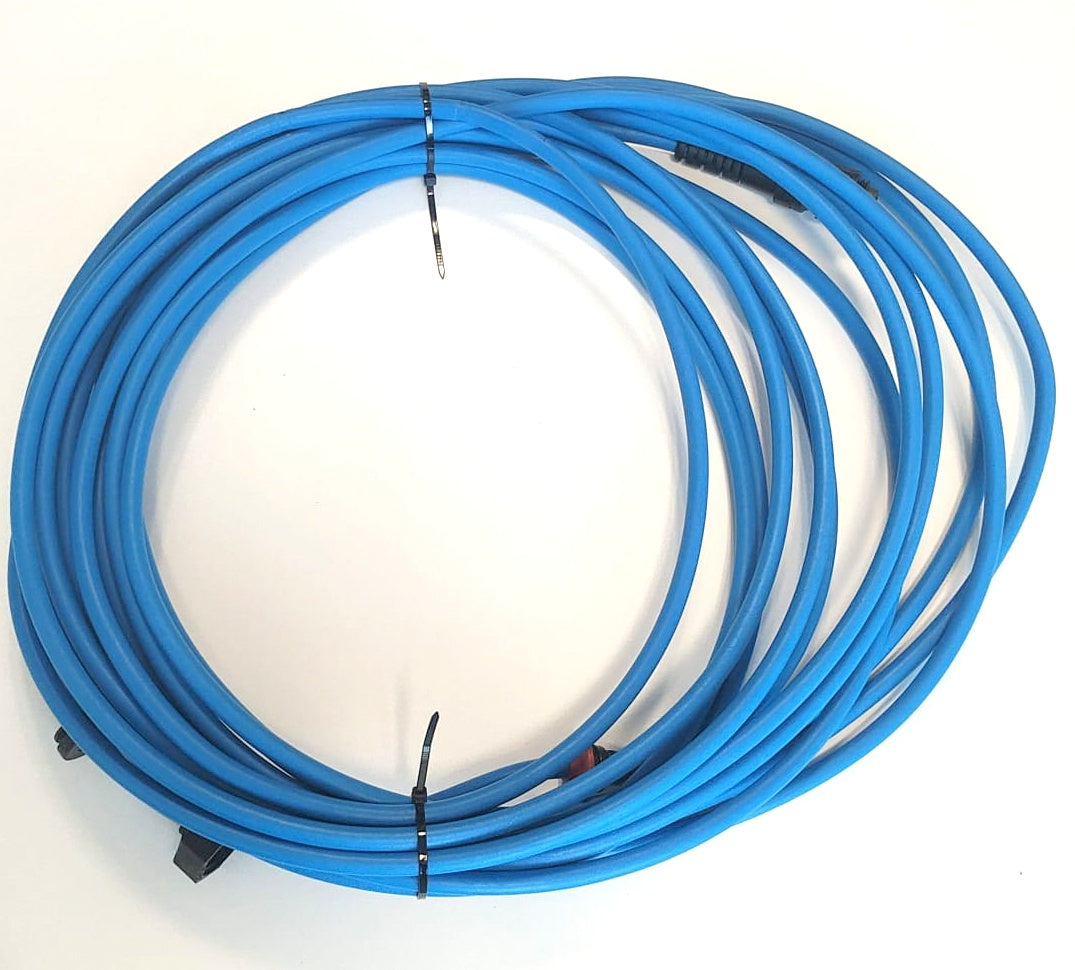 Cavo Galleggiante 15 Mt - 2 Pin con Connettori Robot Piscina Maytronics Dolphin Poolstyle AG - Plus - Advance / SX 10 - 20 / Mini Kart / E 10 – E 20 - E 25 / S 100 / ZFun / Liberty 200 – 300 – 400 / My Zefiro Plus / 9995884-DIY - USATO 3 SETTIMANE