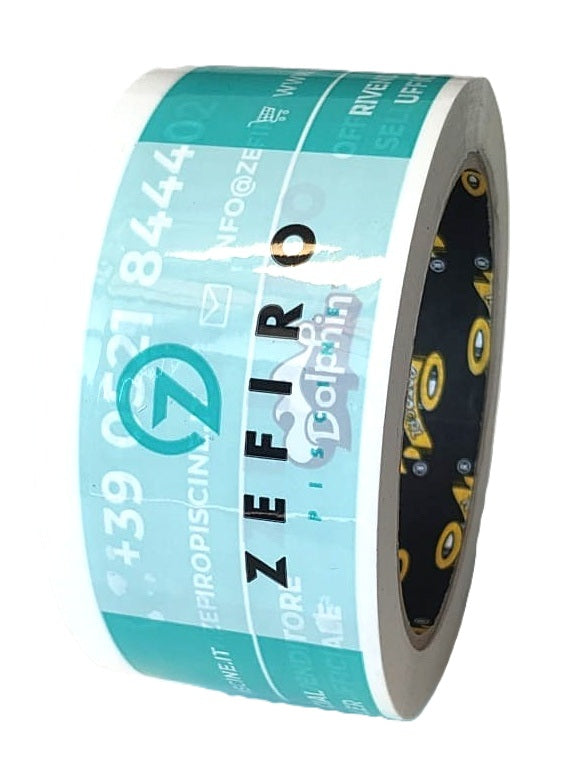 Zefiro Nastro Adesivo Pacchi Scotch 50 mm x 66 mt - Nastro Pacchi Imballaggio per Chiusura Scatole e Imballi Leggeri - Compatibile con Dispenser Manuali e Macchine - Sigillatura Sicura e Resistente