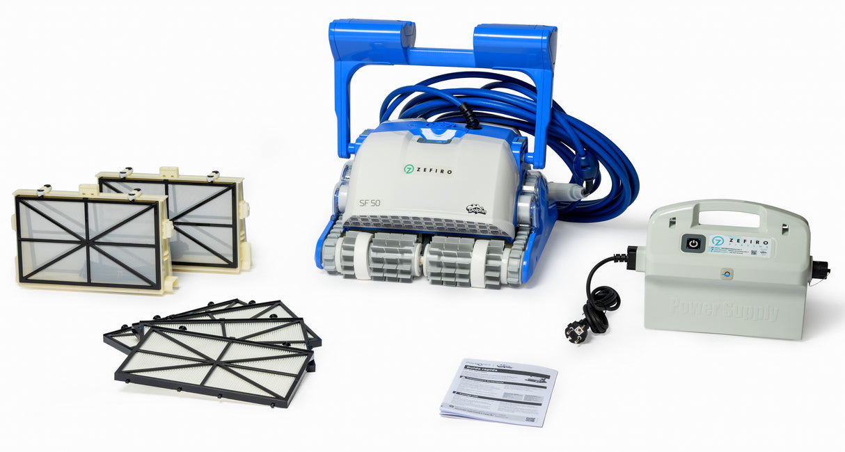 Dolphin ZEFIRO SF50 Gyro Digital - Robot Elettrico Pulitore per Piscina fino a 15 Mt - TOP GAMMA - MY2026