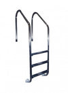 Scaletta di Risalita Modello Trianon per Piscina con Skimmer in Acciaio Inox AISI 316 - 4 Scalini - Compatibile con Elettrolisi al Sale