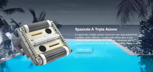 Dolphin Zenit 20i IoT Wi-Fi Bluetooth Smart Active Timer Gyro Digital - Robot Elettrico Pulitore per Piscina fino a 15 Mt - APP MyDolphin Plus - TOP GAMMA - MY2025