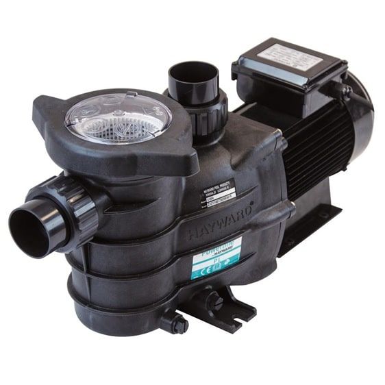 Filtro a sabbia Hayward PowerLine con valvola superiore, adatto per piscine da 10 a 14 m3/h.