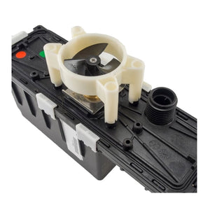 Box motore con centralina per robot piscina Dolphin Zenit 15, con ventola e connettori visibili.