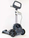 Carrello di trasporto Caddy per robot piscina Maytronics Dolphin, con ruote e manico ergonomico.