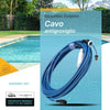 Cavo galleggiante 18 metri blu con connettori per robot piscina Maytronics Dolphin, bordo piscina.