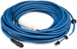 Cavo galleggiante blu 30m con swivel e connettori 3 PIN per robot piscina Maytronics Dolphin.
