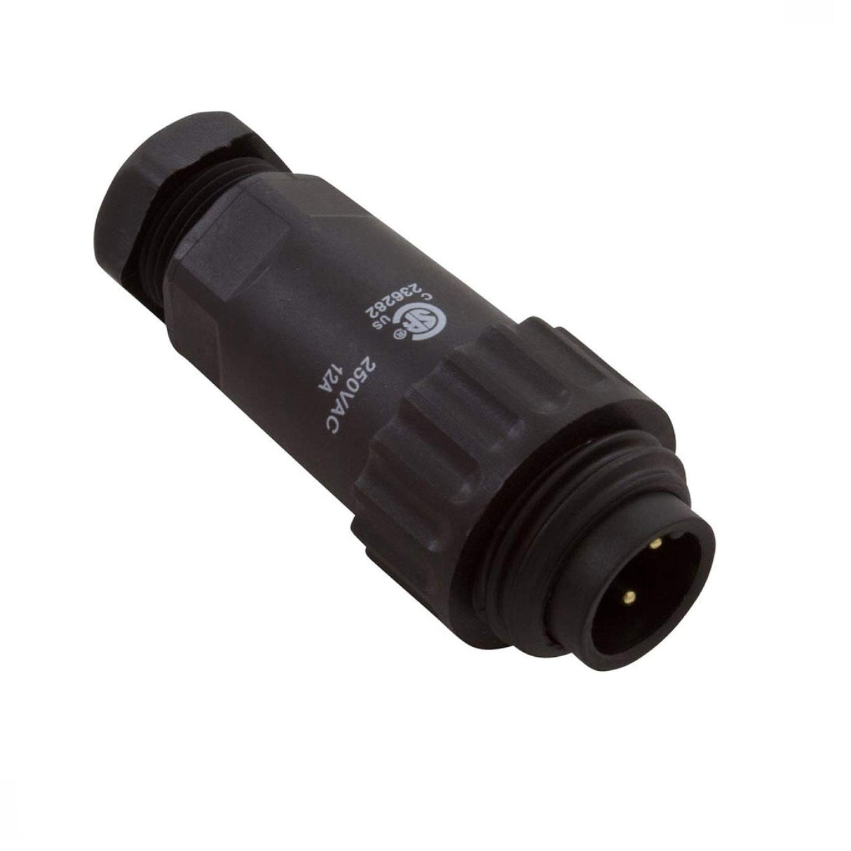 Connettore Amphenol nero per cavo galleggiante e alimentatore, compatibile con robot Maytronics Dolphin.