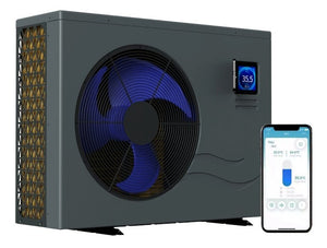 Garden Pac Pro Full-Inverter Heat & Cool 9 / 12 / 16 / 20 Kw - 25 / 95 Metri Cubi - Pompa di Calore Piscina Full Inverter Reversibile ad Alto Rendimento Wi-Fi App Smart Control - Compressore Alta Qualità