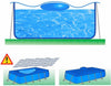 10 Cuscini Gonfiabili ad Aria Galleggiante Anti Ristagno Zefiro Air Rettangolare per Sollevamento Telo di Copertura Piscina - Cm 140x45 con 2 Passacorda - ALTA QUALITA' MADE IN ITALY