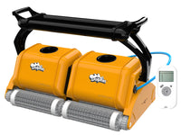 Dolphin Dynamic 2X2 Pro Gyro Digital con radiocomando, robot piscina giallo, doppio rullo.
