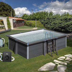 Poolstyle Mini Pompa di Calore 3 Kw ad Alto Rendimento per Piscine Fuoriterra Max 20 M³ - Controller LED - Refrigerante R32