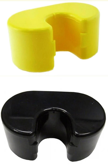 Galleggiante giallo e nero per manico robot pulitore piscina Maytronics Dolphin.