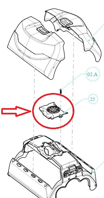 per Robot Piscina Maytronics Dolphin Zefiro SF 40 - 50 - 60 / PS 40 – 50 - 60 / M 400 – M 500 / Kaptur 400 - 500 / Supreme M 4 – M 5 / Explorer / Oasis 40 – 50 – 60 / Urus 400 – 500 – Diver Pro 150 – 400 – 500 / 9980884 (Copia)