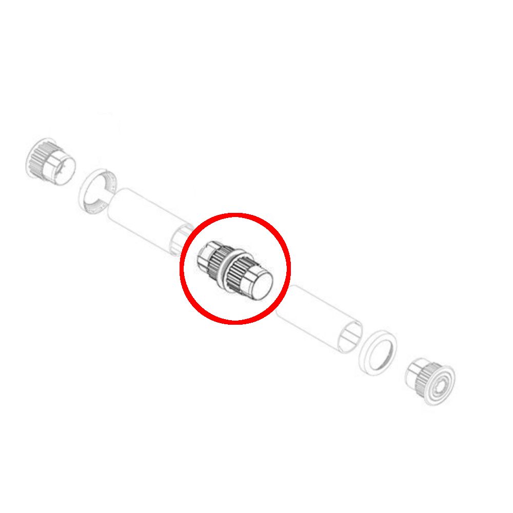 Doppio Cuscinetto Centrale per Rullo Corto Dynamic per Cingolo Nuova Versione Robot Piscina Maytronics Dolphin con Doppia Spazzola