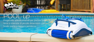 Dolphin Pool UP Digital - Robot Elettrico Pulitore per Piscina fino a 8 Mt - FONDO + PARETI + LINEA - MY2026