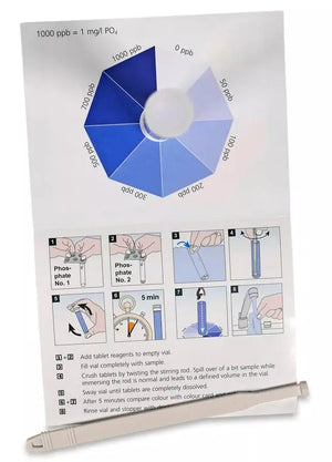 Kit per Test dei Fosfati Piscina a Basso Dosaggio di Lovibond - Kit da 30 Analisi