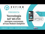 Dolphin ZEFIRO SF60i IoT Wi-Fi Bluetooth Smart Active Timer Gyro Digital – Elektrischer Roboterreiniger für Pools bis zu 15 m