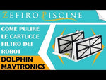 Video 4 Cartucce Filtro Trama Grande 100 Micron per Robot Piscina Maytronics Dolphin Supreme M200 - M3 / Moby / Pool Up / Master M3 / Battista / Cosmos 20 - 30 / Swash CL - TC / XForce10 - 20 & 30