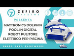 Video Dolphin Pool IN Digital - Robot Elettrico Pulitore per Piscina fino a 8 Mt - FONDO + 40 CM PARETI - MY2024