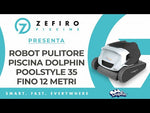 Dolphin Poolstyle 35 Digital Robot pulitore elettrico - Piscina fino a 12 Mt - FONDO + PARETI + LINEA - MY2024