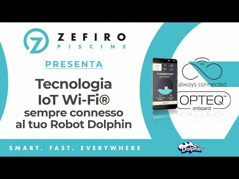 Dolphin Zenit 20i IoT Wi-Fi Bluetooth Smart Active Timer Gyro Digital - Robot Elettrico Pulitore per Piscina fino a 15 Mt - APP MyDolphin Plus - TOP GAMMA - MY2025