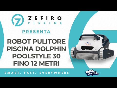 Dolphin Poolstyle 30 Digital - Robot Limpiador Eléctrico para Piscinas de hasta 12 m - FONDO + PAREDES + LINEA - NOVEDAD 2024