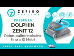 Dolphin Zenit 12 Digital - Robot Elettrico Pulitore per Piscina fino a 10 Mt - TOP GAMMA - MY2025
