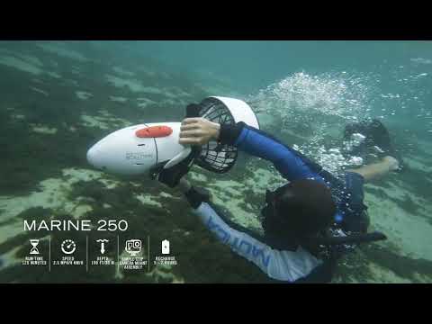 Seascooter Acquascooter Nautica Marine 200 a Batteria - Propulsore Subacqueo - Km/h 3,2 - Profondità Mt 20