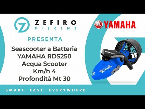 Video Acquascooter Seascooter Yamaha RDS250 a Batteria - Propulsore Subacqueo - Km/h 4 - Profondità Mt 30